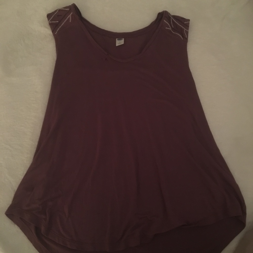 Purple tank top from Old Navy